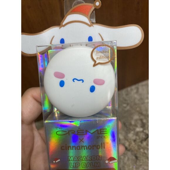 The Creme Shop Hello Kitty Macaron Lip Balm 0.26oz Cinnamoroll Peppermint Cocoa - Picture 3 of 6